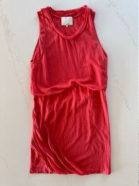 3.1 Phillip Lim Celadon Tangerine Silk Cotton Dress size 8